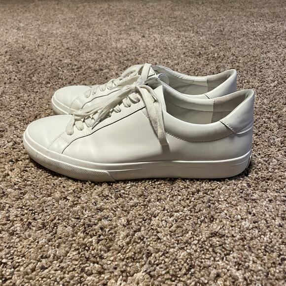 Vince Fulton Sneakers SZ 9.5 White Leather Classic Work Shoes EU 43 Business EUC - Picture 4 of 10